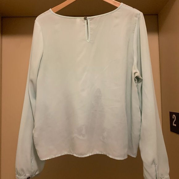 XHILARATION TOP BOHO BLOUSE - Picture 3 of 5